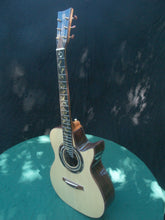 Load image into Gallery viewer, Brazilian Rosewood with Spruce OM Cutaway